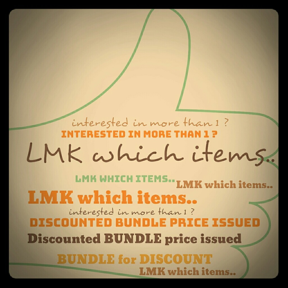 Bundled items of your choosing